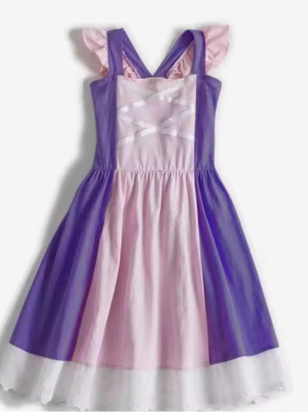 Purple and Light Pink Girls' Costume Dress